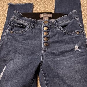 Democracy Women's Navy and Blue Jeans